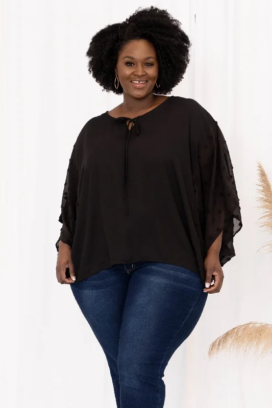 Weekend Savings Galore Chase Me Sweetie Top, Black