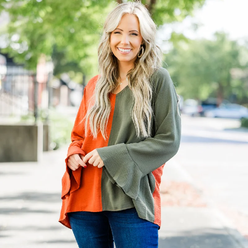 Weekend Deals That Sparkle All We Have Top, Olive