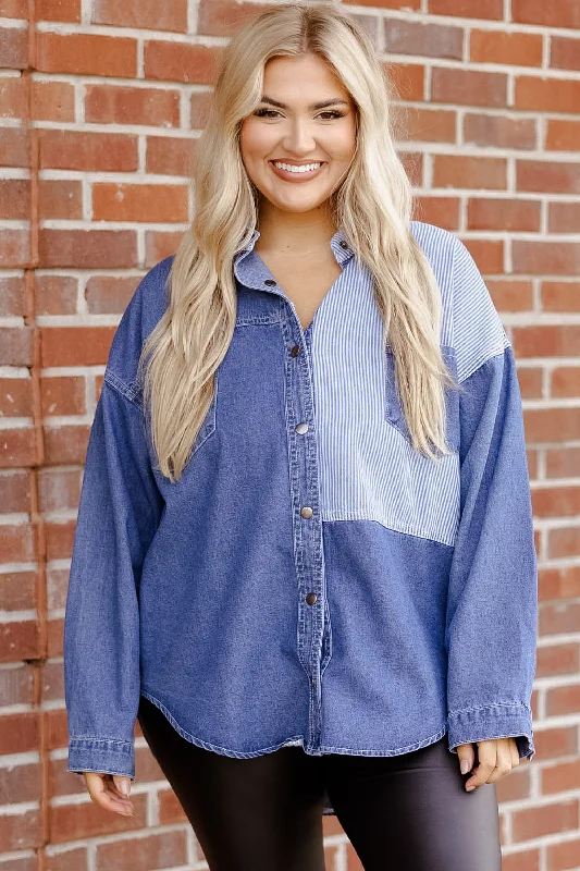 Weekend Wonders Await! High Score Jacket, Medium Wash