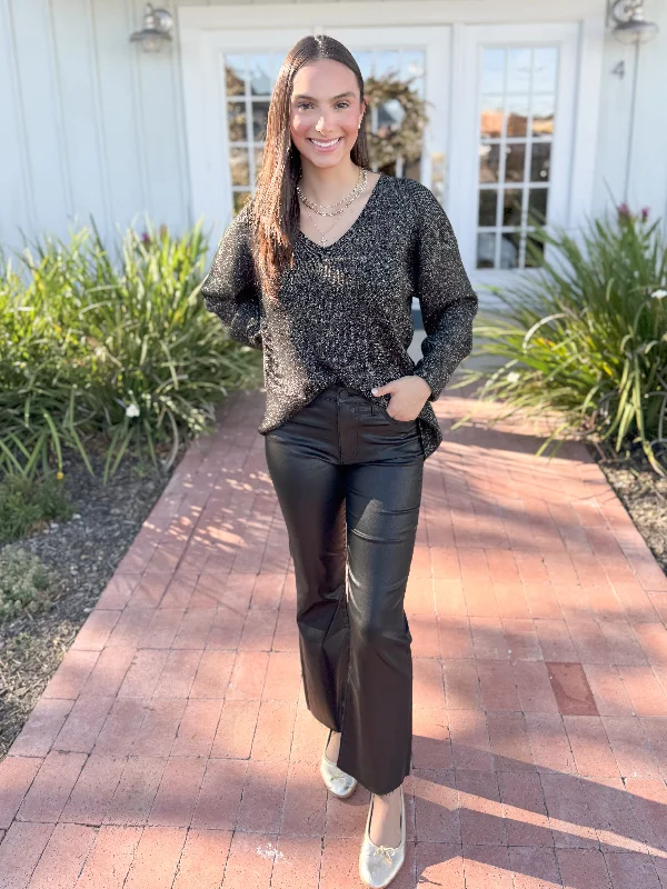 Weekend Shopping Extravaganza (Z Supply) The Goldie Metallic Sweater