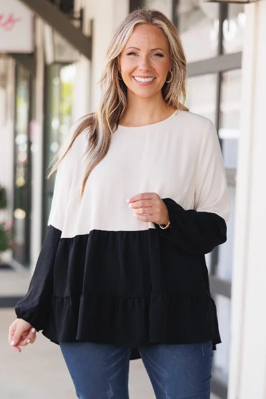 Weekend Price Cuts Galore Whispers Of Joy Top, Mocha