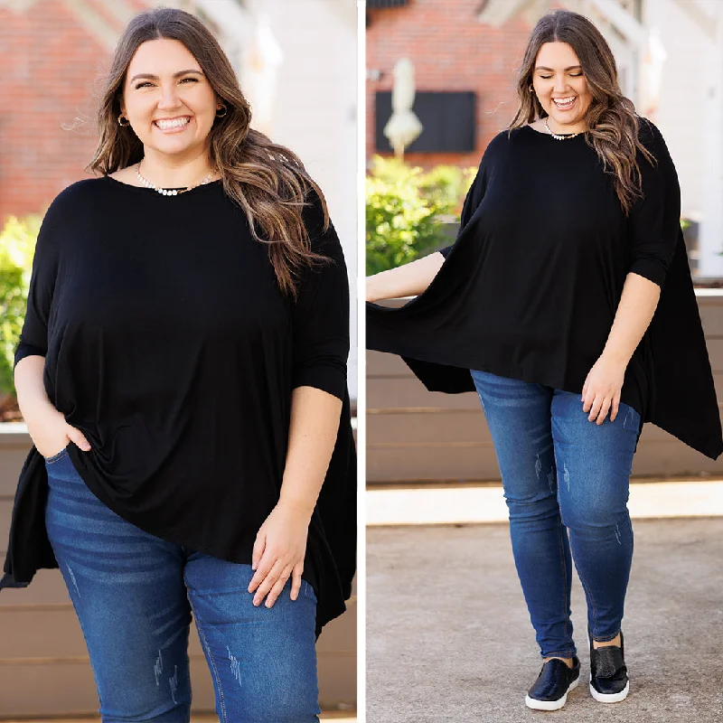 Bonus Offer The True You Top, Black