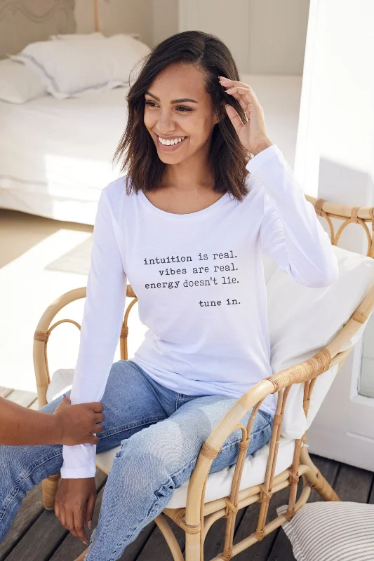 Big Deal "Intuition Is Real" Long Sleeve Tee