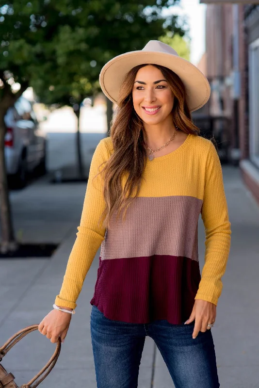 The Best Deal Triple Blocked Long Sleeve Tee