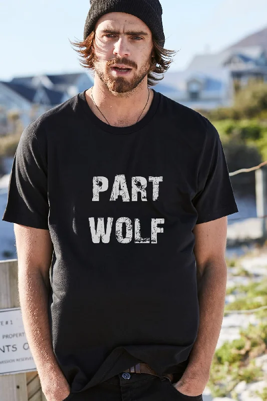 Weekend Price Cuts Galore "Part Wolf" Mens Tee