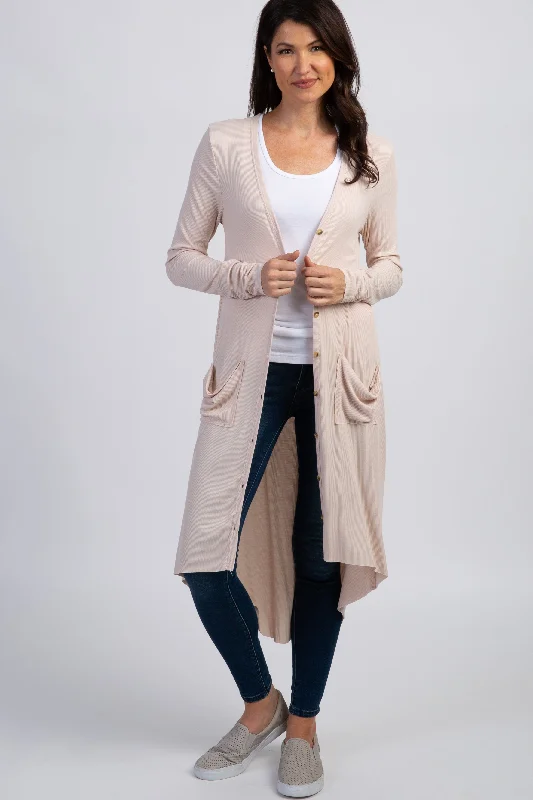 Weekend Deals That Spark Cream Button Front Knit Cardigan