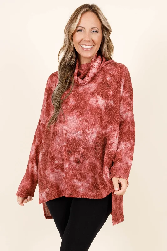 Discount Mania Touches My Soul Top, Cabernet