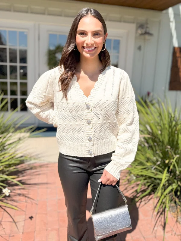 Steals and Deals (KUT) The Mimi Scalloped Cardigan