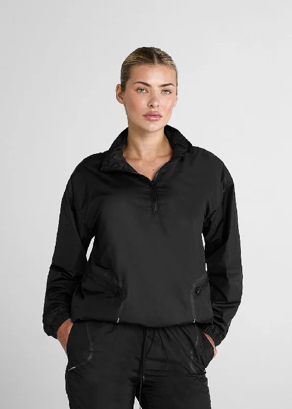 Unmissable Sale Black Waterproof Track Half Zip