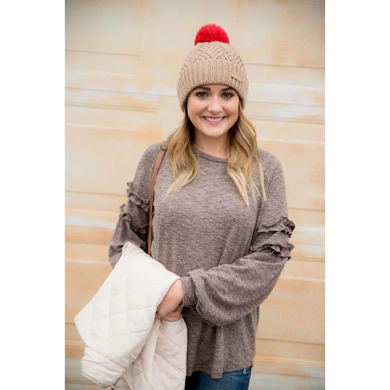 Special Buy Double Ruffle Sweatshirt Tee