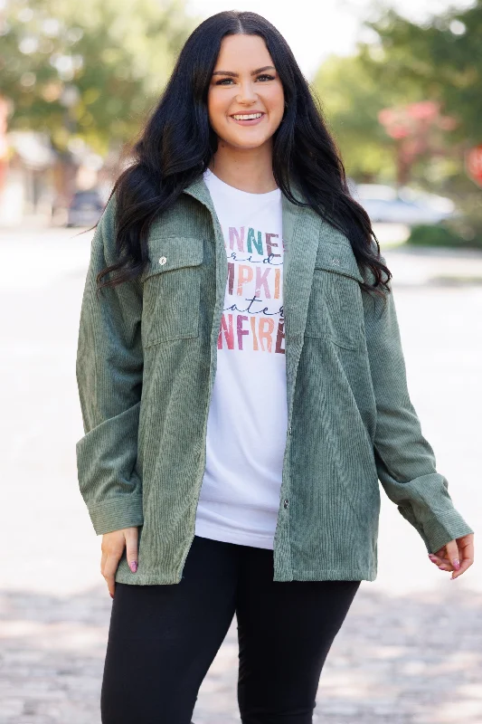 Weekend Specials to Savor Acts Of Kindness Jacket, Olive