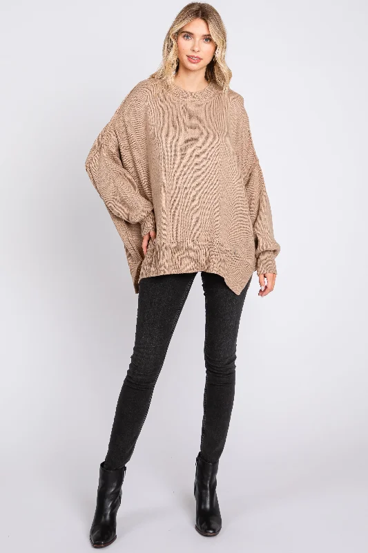 Special Price Mocha Long Sleeve Sweater