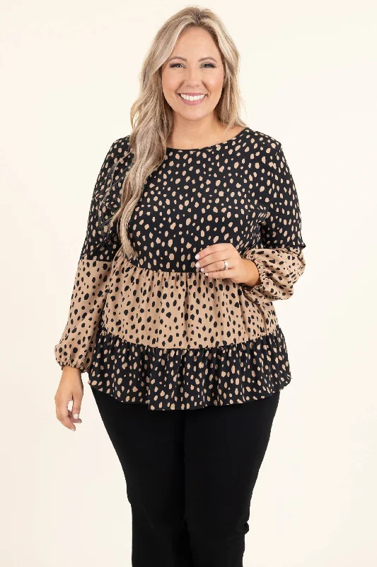 While Supplies Last Exploring The World Top, Black Taupe