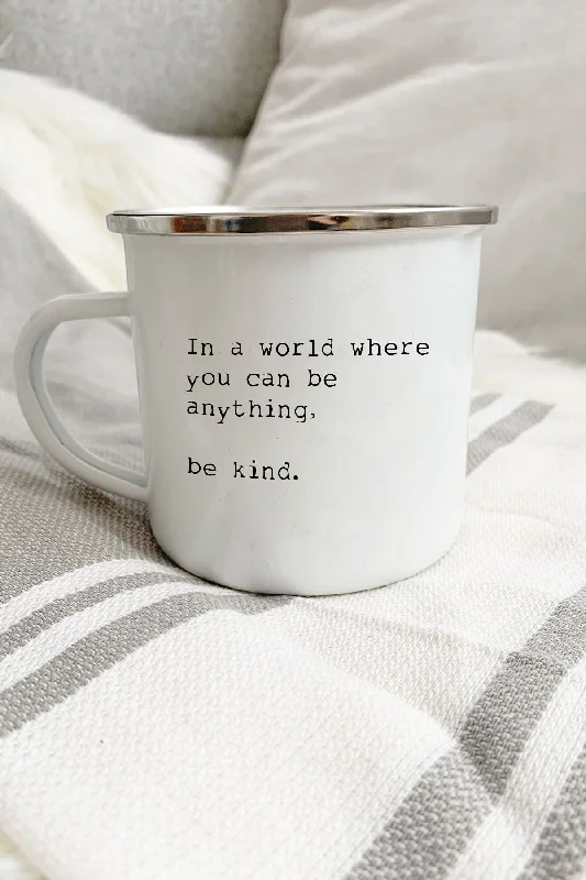 Weekend Offers That Amaze "Be Kind" Enamel Mug