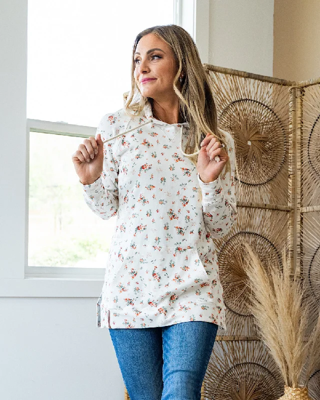 Flash Sale Ampersand Ave Fresh Blooms Sideslit Hoodie