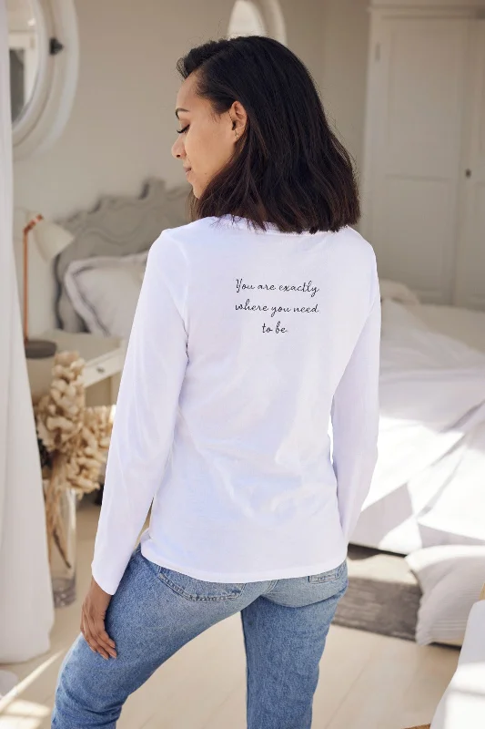 Weekend Offers That Shine "Need To Be" Long Sleeve Tee