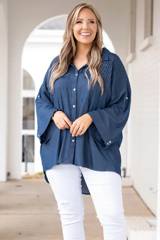Quick Sale Who Can Say Top, Denim