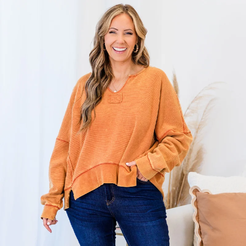 Online Exclusive Zinnia Top, Orange