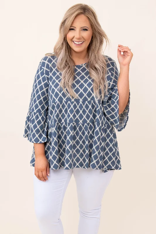 Lowest Price Divine Nights Top, Navy