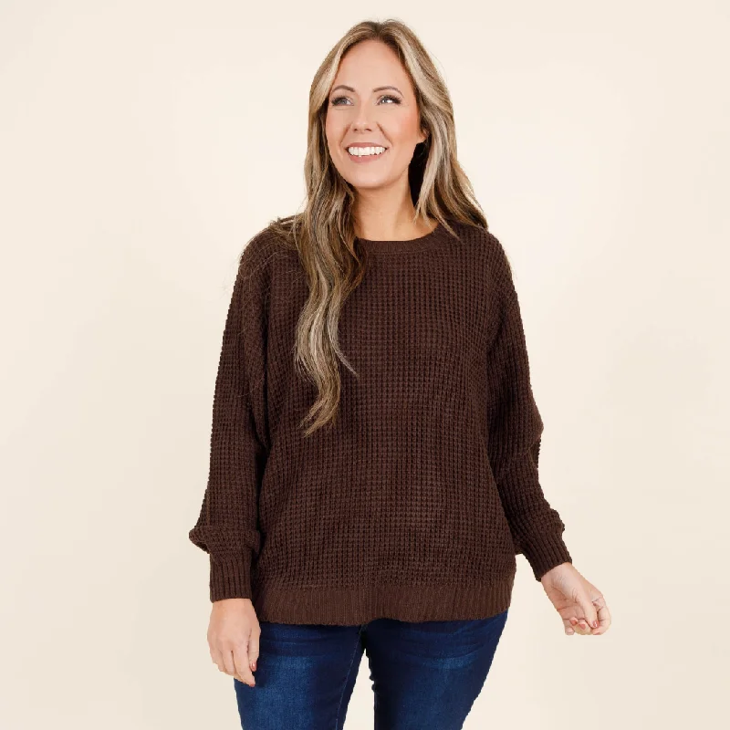 Weekend Deals That Sizzle Call Me Tomorrow Sweater, Americano