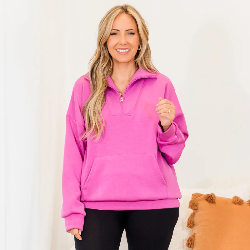 Sale Event Sporty Chic Pullover, Pink