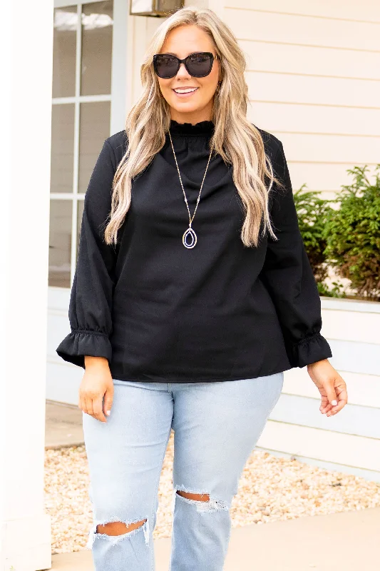 Weekend Bargains to Celebrate Someone Sweet Top, Black