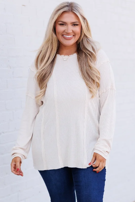 The Best Deal Morning Love Top, Cream