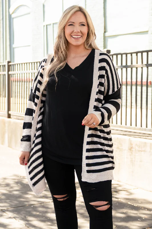 Act Now What I've Been Looking For Cardigan, Black