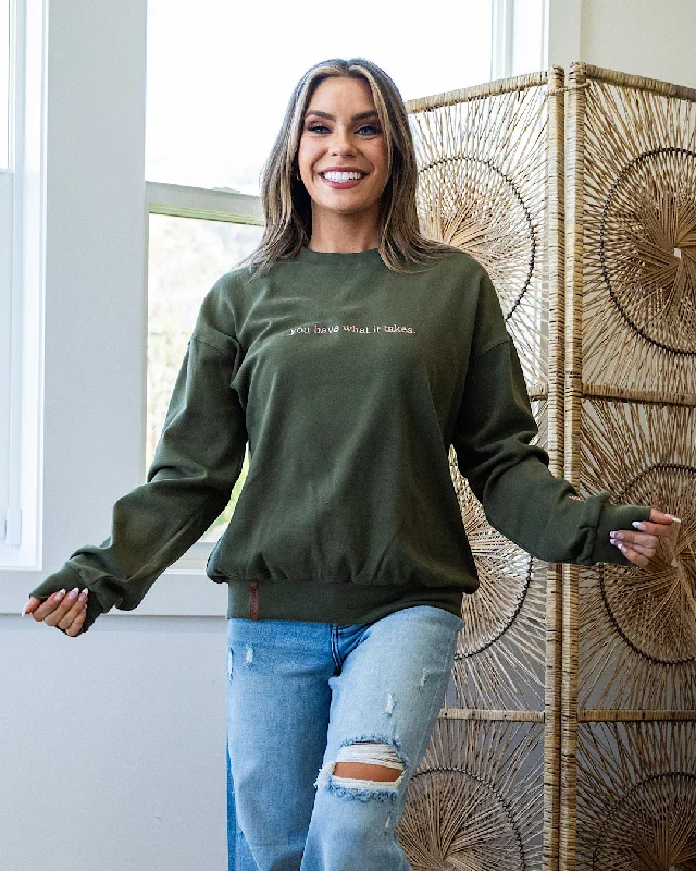 Weekend Shopping Extravaganza Ampersand Ave What it Takes University Pullover