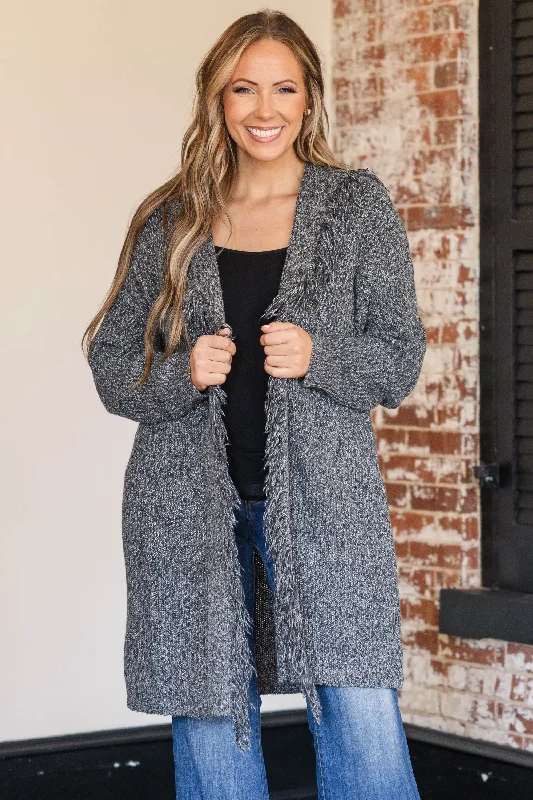 Deal of the Day Always Be You Cardigan, Charcoal