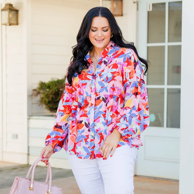 Exclusive Offer Dedicating My Love Top, Red