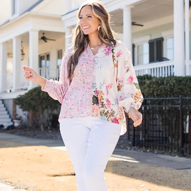 Don't Miss Out Blissful Song Top, Pink