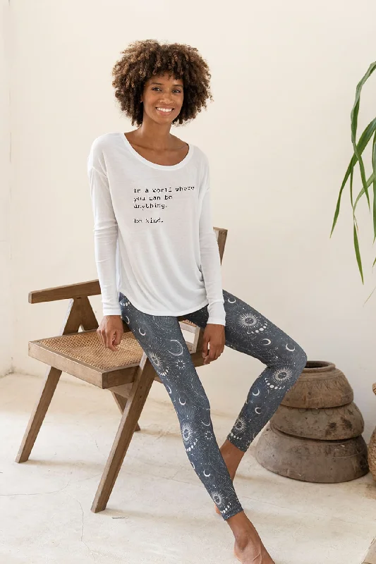 Weekend Discounts You Deserve "Be Kind" Original Ribbed Long Sleeve Tee