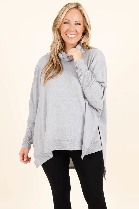 Weekend Extravaganza: Shop Now Who We Are Sweater, Heather Grey