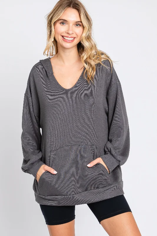 Weekend Discounts Worth Grabbing Charcoal Front Pocket Hoodie