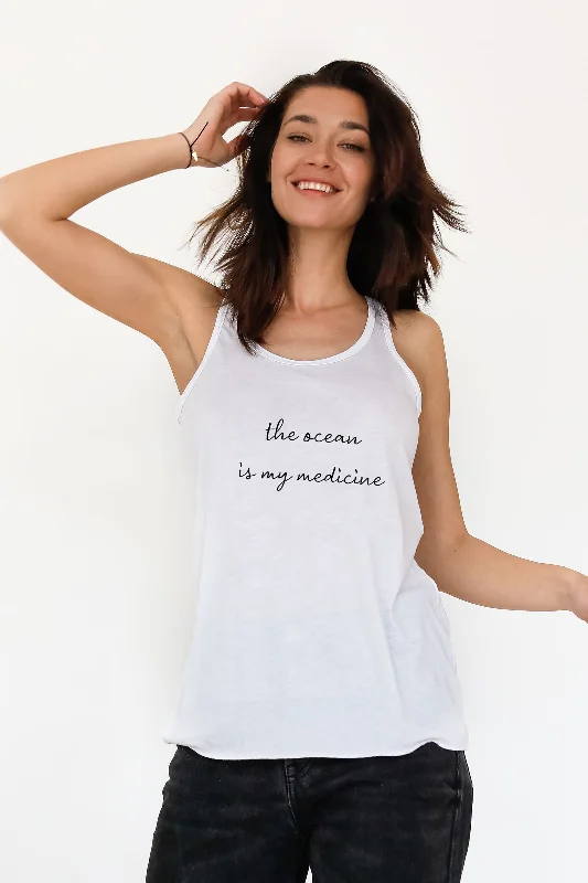 Overstock Sale "Ocean" Flowy Tank