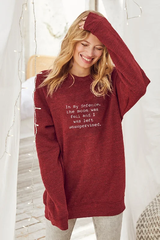 Weekend Savings Spectacle "Full Moon" Relaxed Sweater