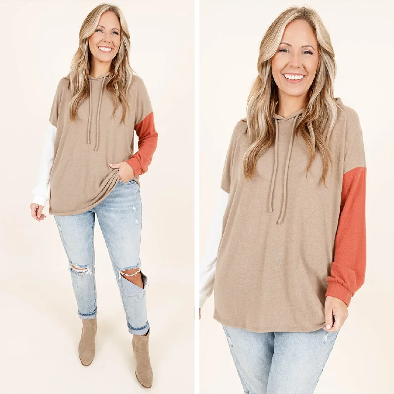Stock Up Lantana Hoodie, Taupe