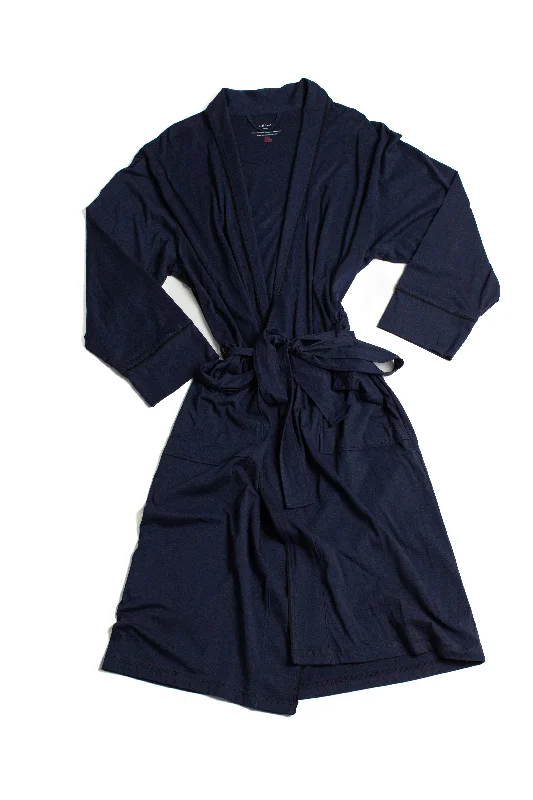 Weekend Specials Just for You 100% Peruvian Pima Cotton Midnight Blue Robe