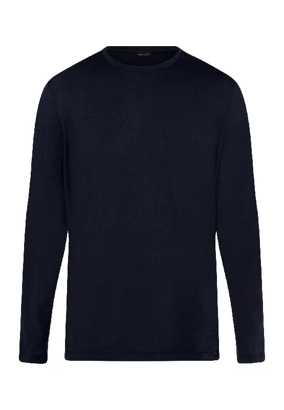 Weekend Savings Galore Night And Day 	cotton Crew Neck Top | Black Iris 75431-496