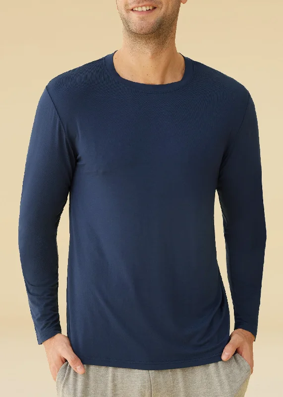 Weekend Specials to Savor Latuza Men's Bamboo Viscose Pajama Top Long Sleeves Sleep T-Shirt Weekend Specials to Savor Latuza Men's Bamboo Viscose Pajama Top Long Sleeves Sleep T-Shirt