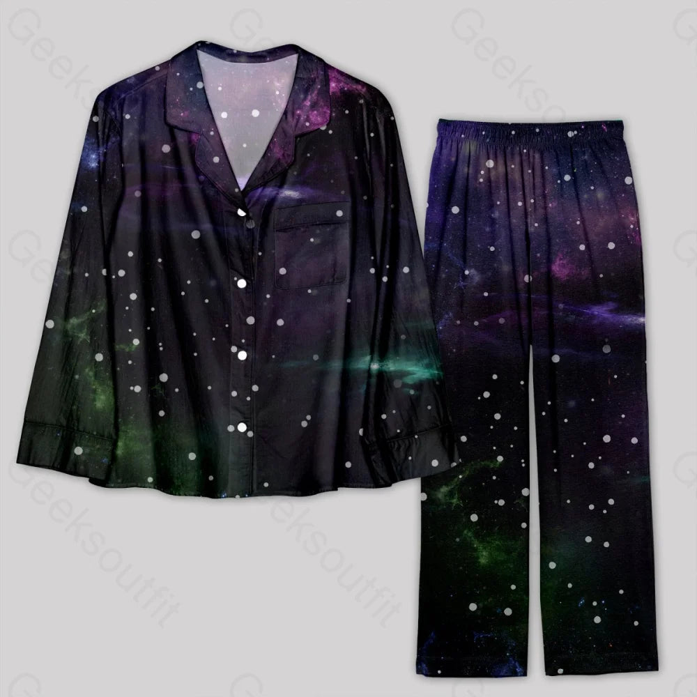 Limited Supply Beautiful Nebula Outer Space Pajamas Set
