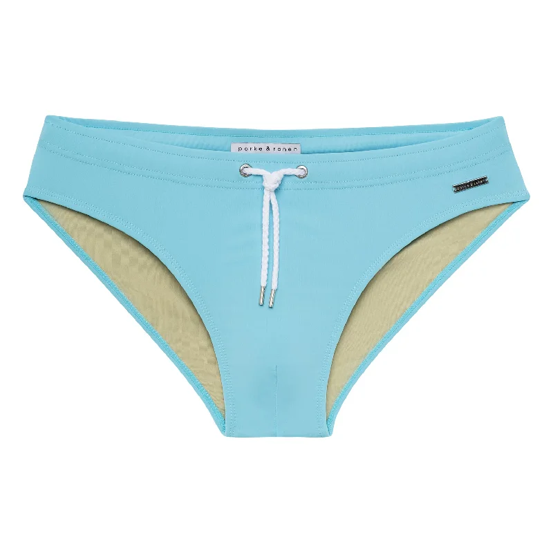 Celeste Blue Solid Meridian Bikini