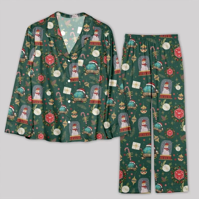 Don't Miss Out Christmas Dungeons & Dragons Pajamas Set