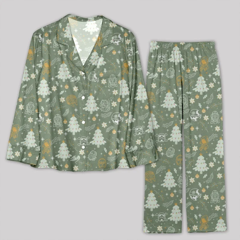 Make Your Weekend Count with Savings Christmas Star Wars Space Ship Pajamas Set