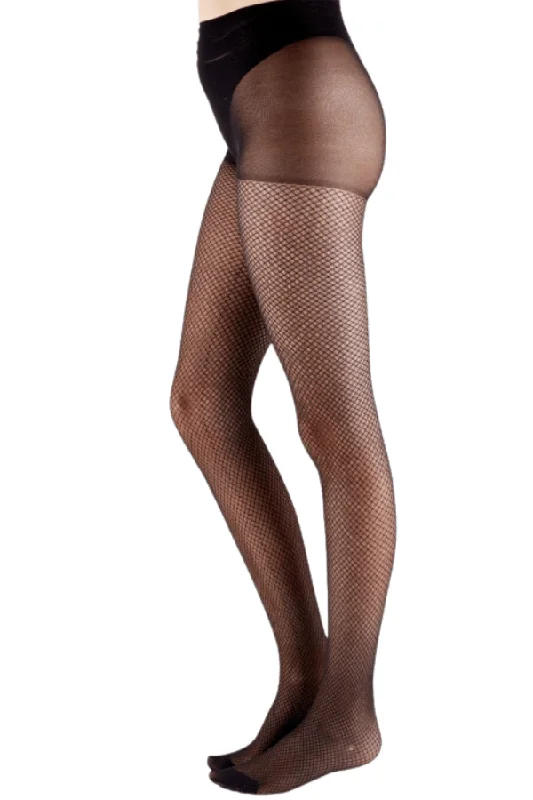 Diamond Pattern Net Tulle Tights