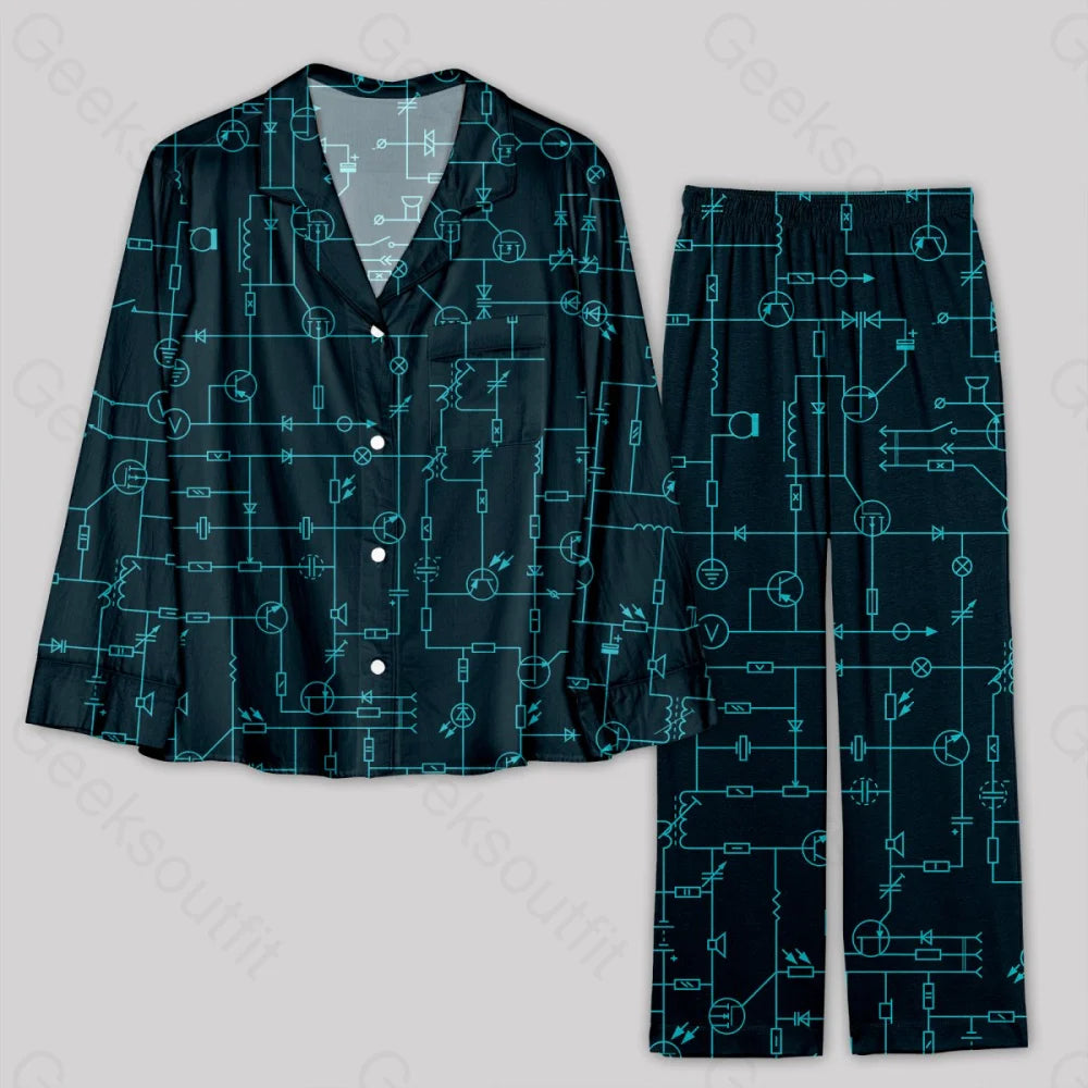 Lowest Price Electronic Components Arrow Dark Blue Pajamas Set
