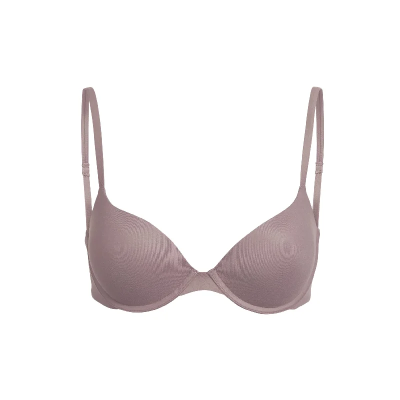 FITS EVERYBODY T-SHIRT PUSH UP BRA | UMBER