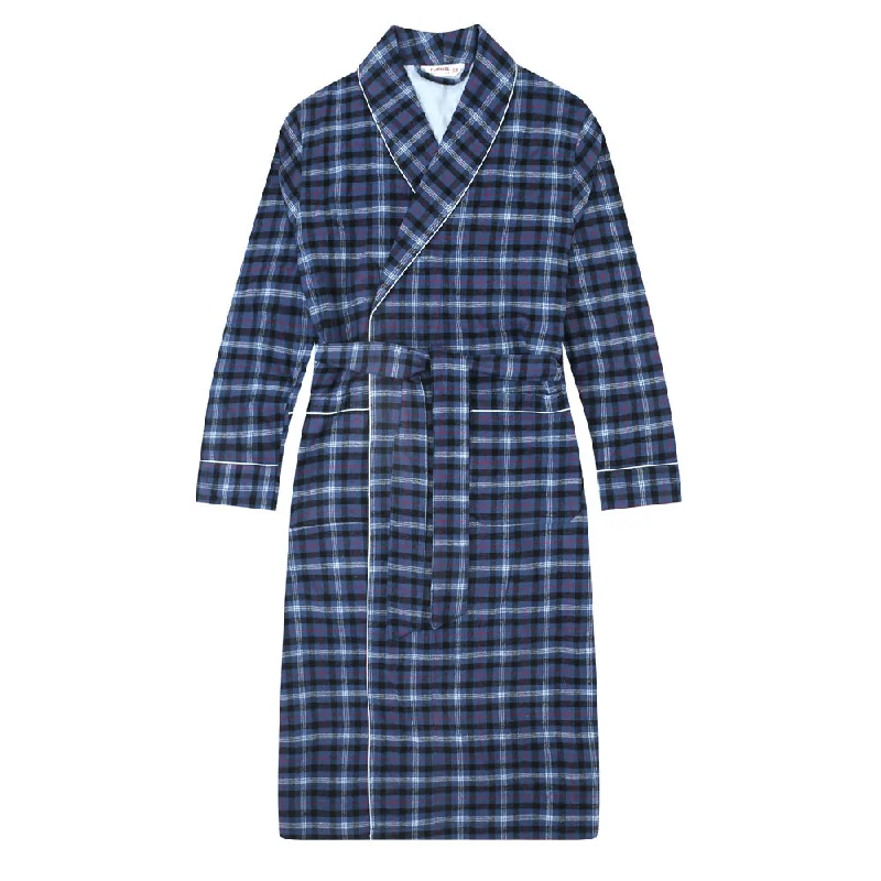 Massive Savings Flannel People Men's Flannel Robe