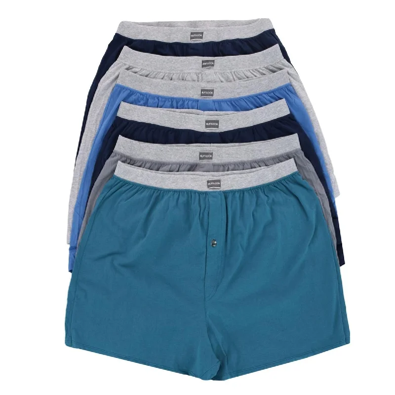 Weekend Specials to Love Fruit of the Loom Men's Big and Tall Knit Boxers Assorted (6 Pack) Weekend Specials to Love Fruit of the Loom Men's Big and Tall Knit Boxers Assorted (6 Pack)